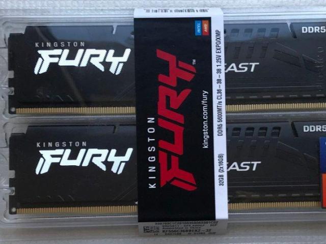 Kingston Fury Beast DDR5 32GB (2×16GB) 5600MHz